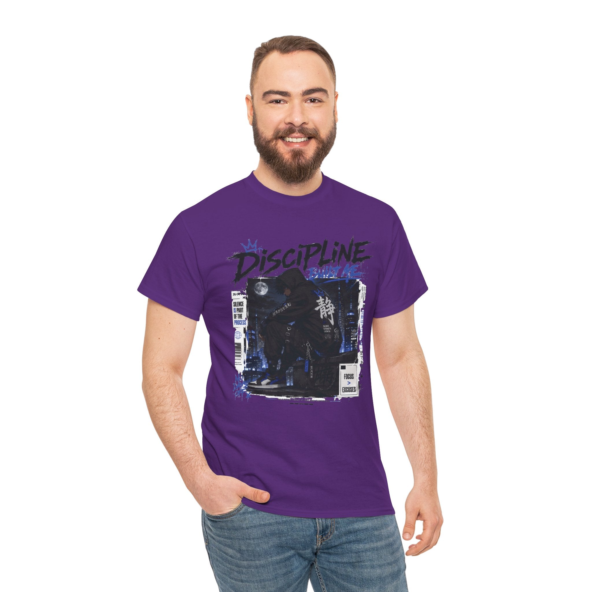 Discipline Built Me Anime Streetwear T Shirt