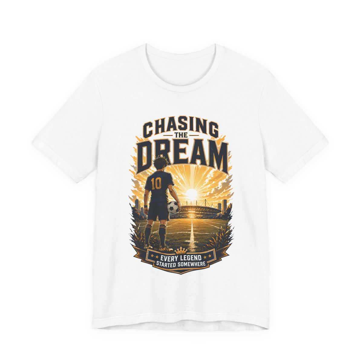 Chasing the Dream Soccer Graphic T Shirt