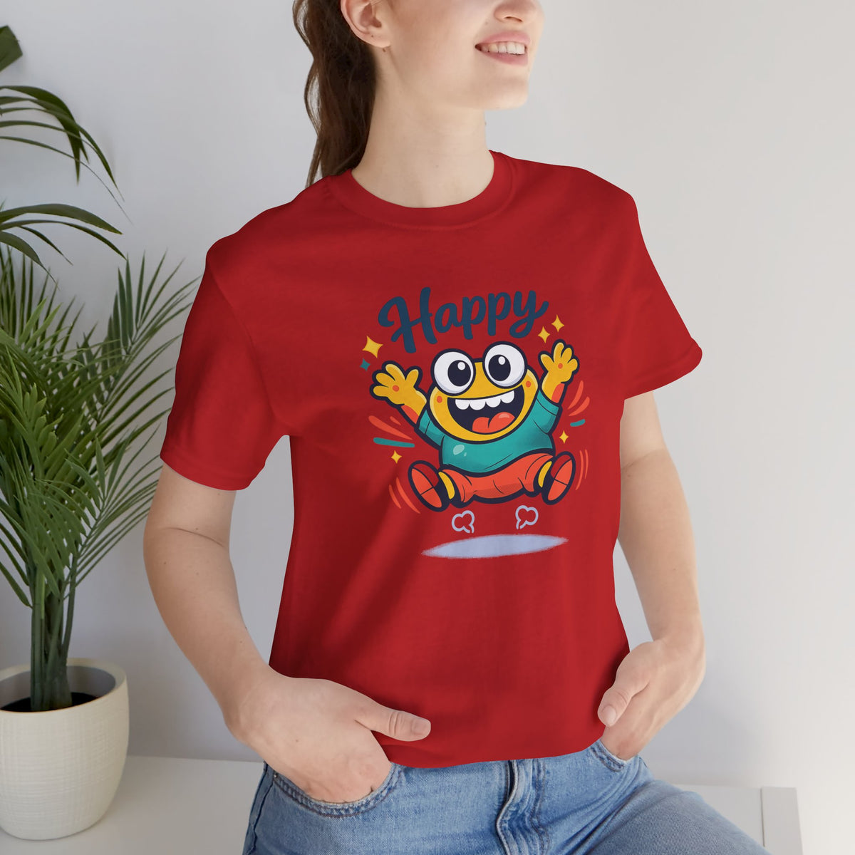 Happy Mood Blob T Shirt Cute Kawaii Graphic Tee