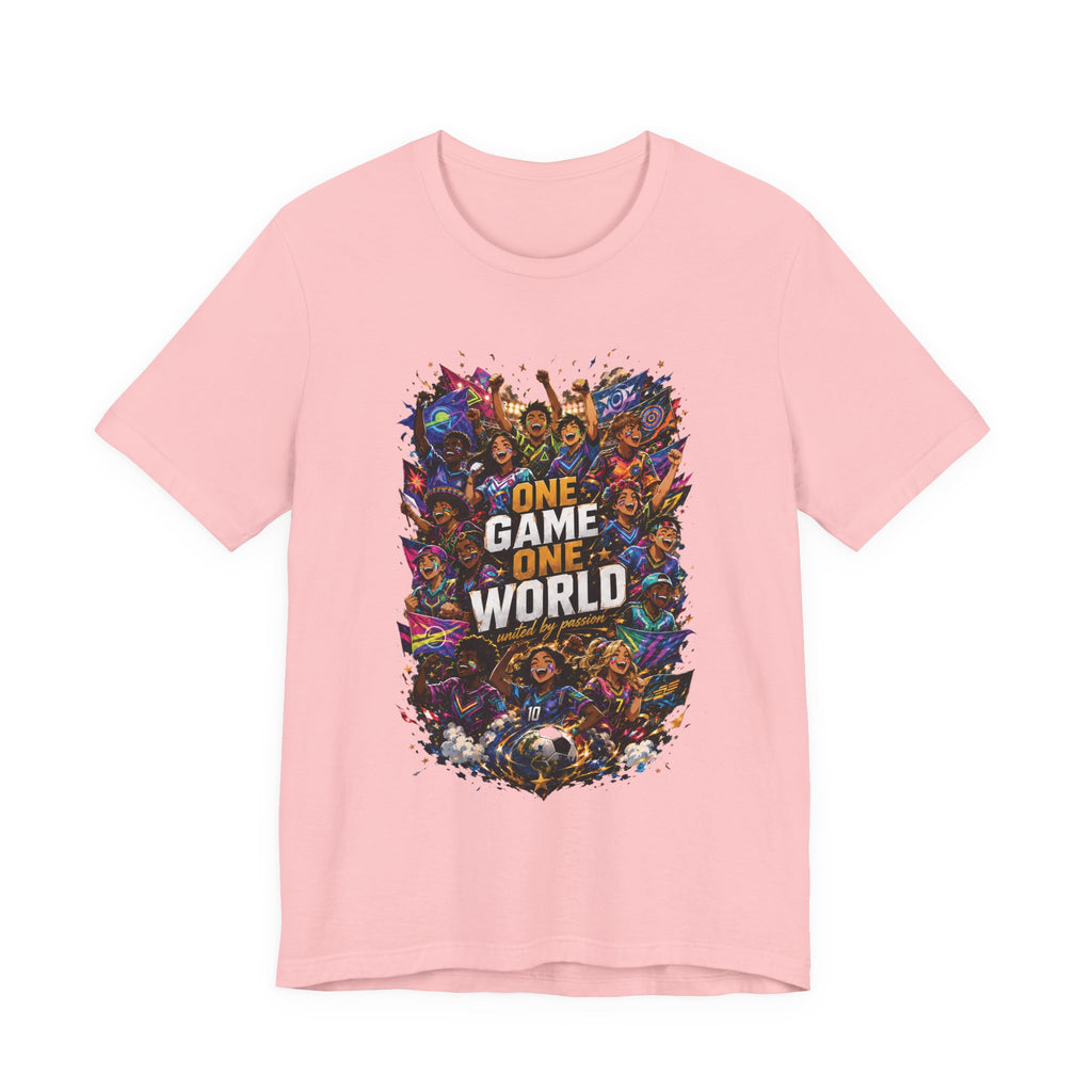 T-Shirt — 'One Game One World' Gamer Graphic Tee