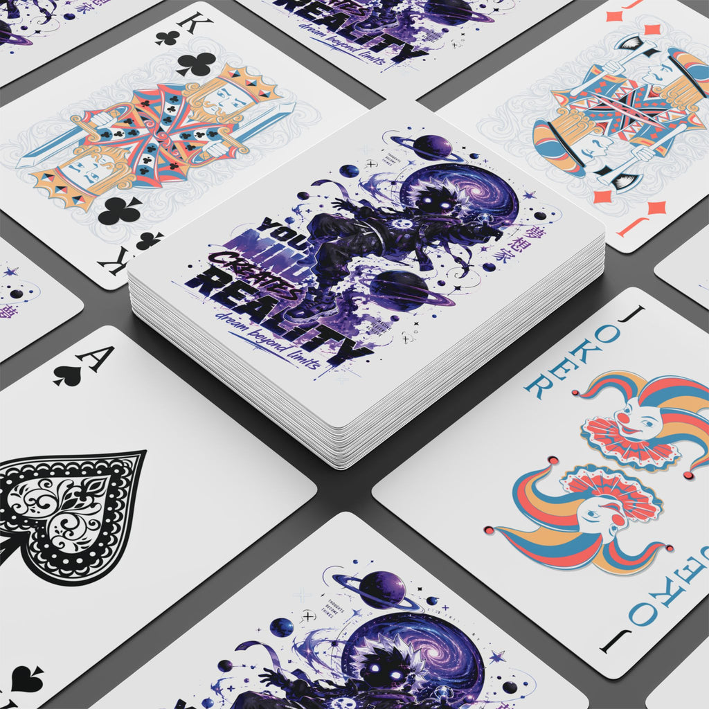 Cosmic Astronaut Poker Playing Cards – "Your Mind Creates Reality" Deck