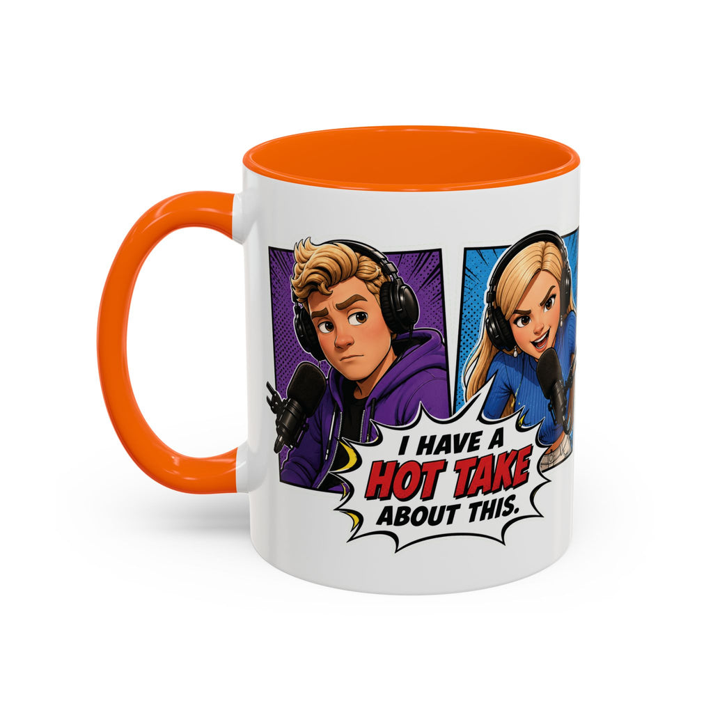 Jake And Emma Hot Take Coffee Mug — "I Have A Hot Take About This" Mug (11/15oz)