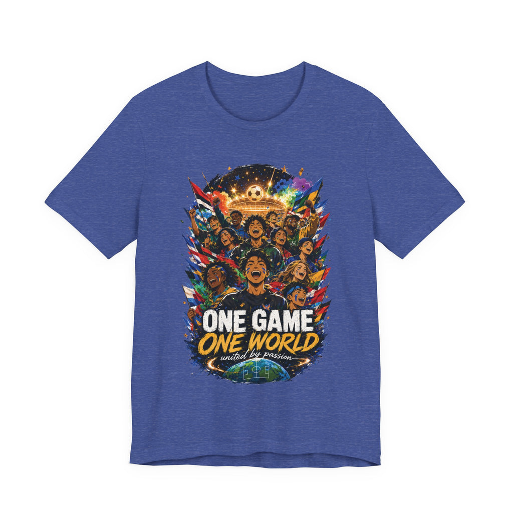 One Game One World Soccer Graphic T Shirt
