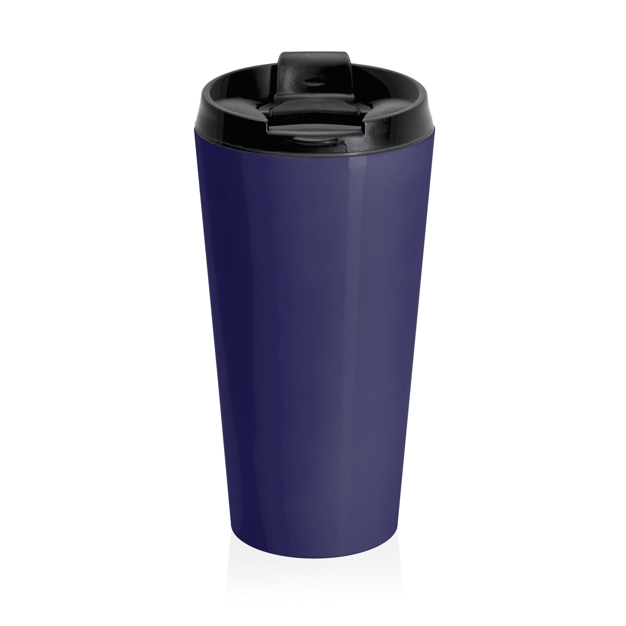 Galaxy Dreamer Stainless Steel Travel Mug — Cosmic Astronaut Design (Midnight)
