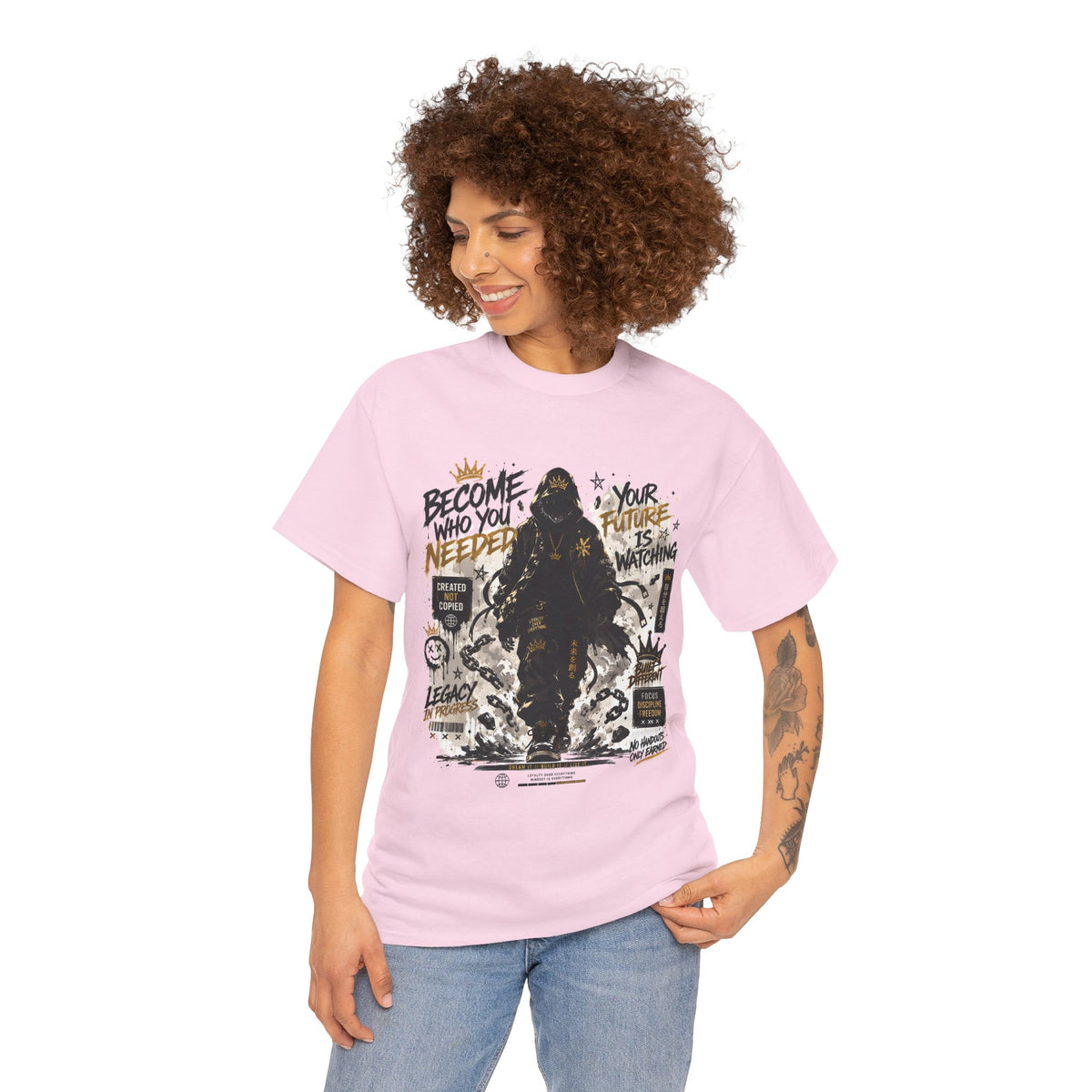 Become Who You Needed Inspirational Graphic T Shirt