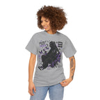 Peacekeeper Anime Graphic Tee — Purple Aesthetic Streetwear