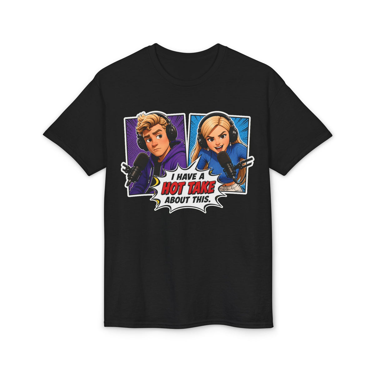Hot Take Central I Have a Hot Take About This Jake and Emma T Shirt