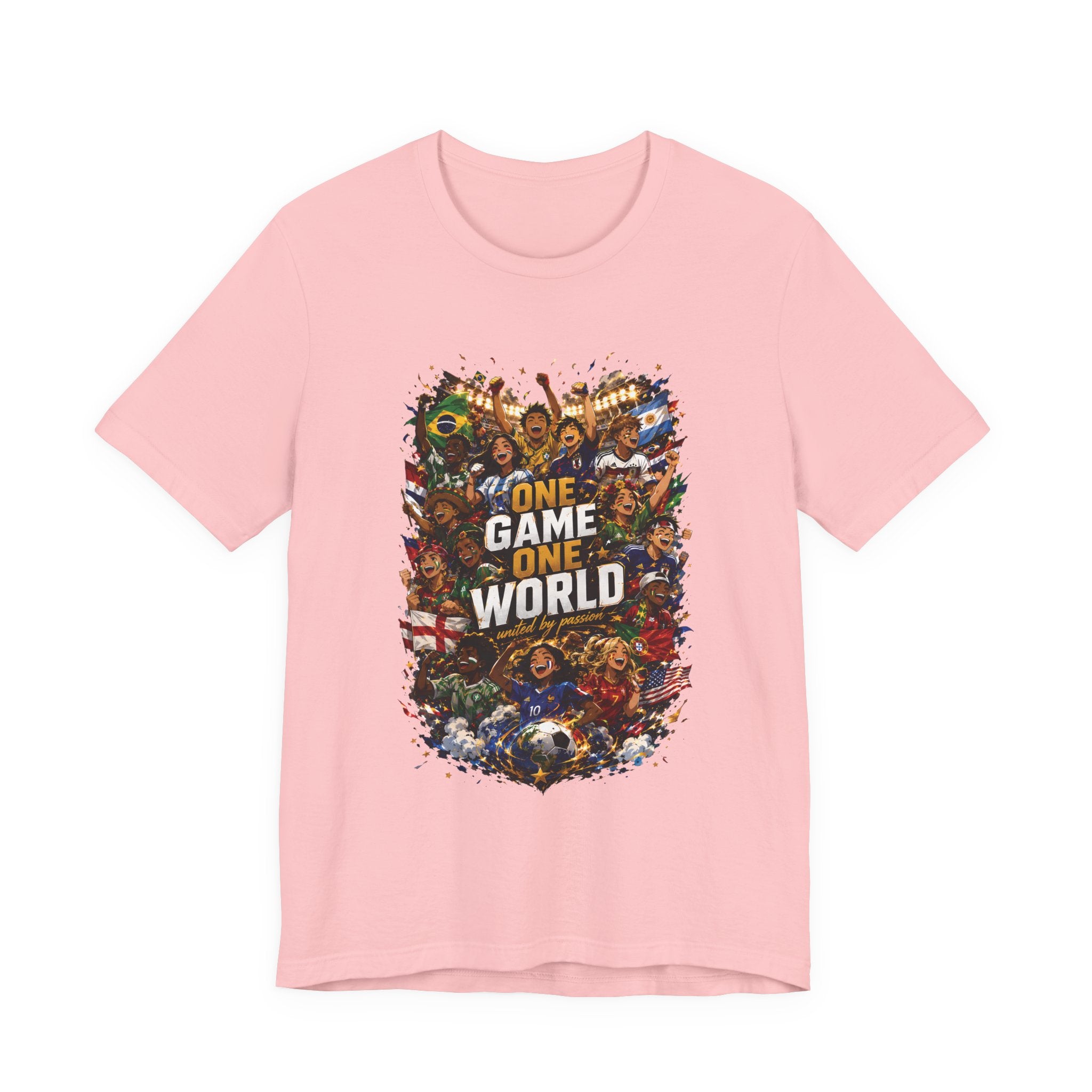 T-Shirt — 'One Game One World' Gamer Graphic Tee