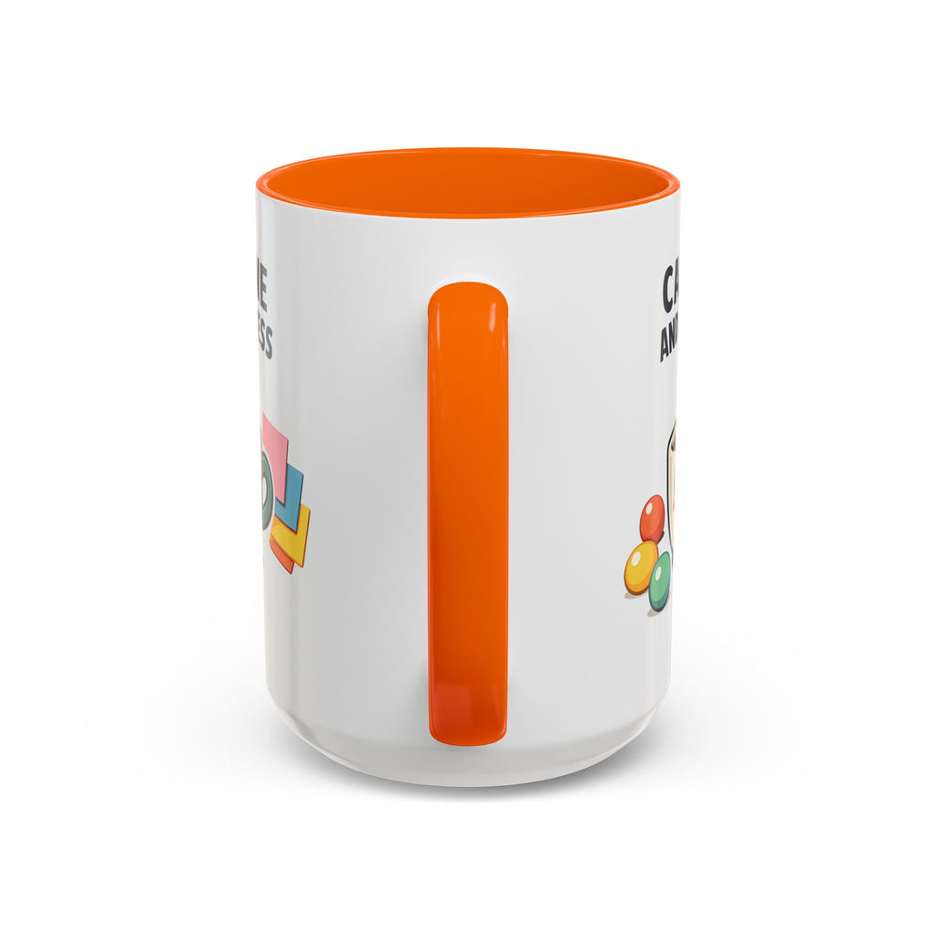 Caffeine and Kindness Coffee Mug – Ceramic Accent Mug (11oz / 15oz)