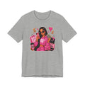 Boss Babe Pink Fashion Tee — Women’s Glam Money & Shopping Graphic Shirt