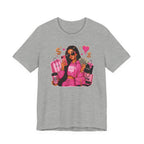 Boss Babe Pink Fashion Tee — Women’s Glam Money & Shopping Graphic Shirt