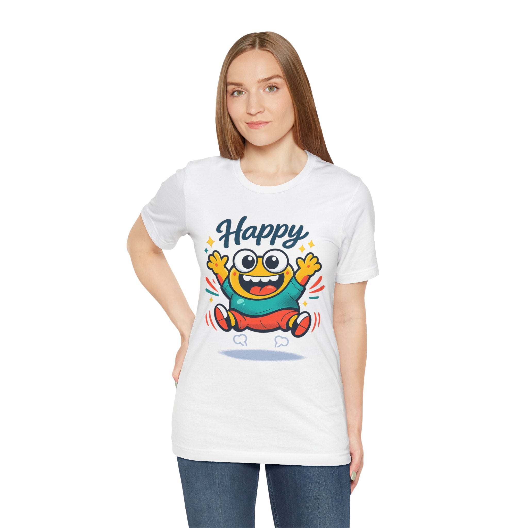 Happy Mood Blob T Shirt Cute Kawaii Graphic Tee
