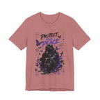 Protect Your Peace Gothic Butterfly Graphic T Shirt