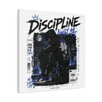 Discipline Built Me Street Art Canvas Wall Art