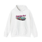 Retro Cartoon Dragster Hoodie, racing flame shirt, vintage car illustration