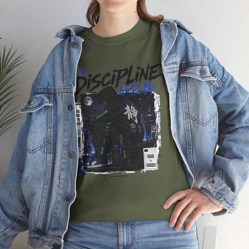 Discipline Built Me Anime Streetwear T Shirt