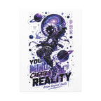 Space Astronaut Canvas Print — “You Mind Creates Reality” Inspirational Wall Art