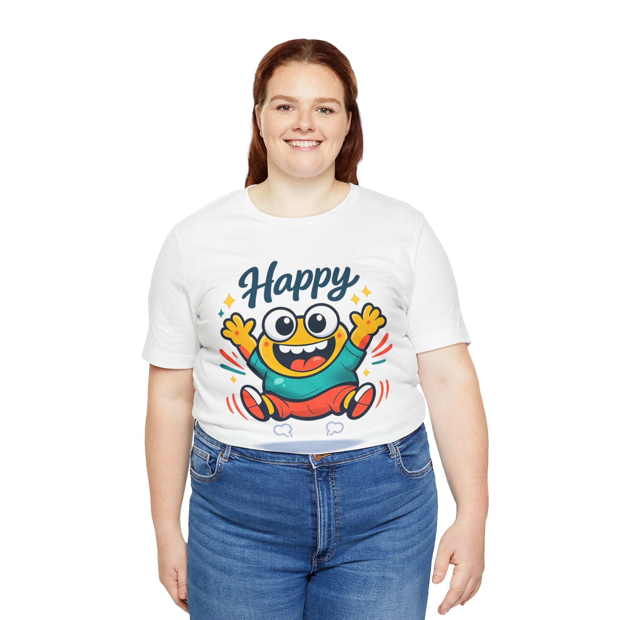 Happy Mood Blob T Shirt Cute Kawaii Graphic Tee