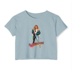 Women’s Festival Crop Top — “I’m Unstoppable!” Retro 80s Empowerment Tee