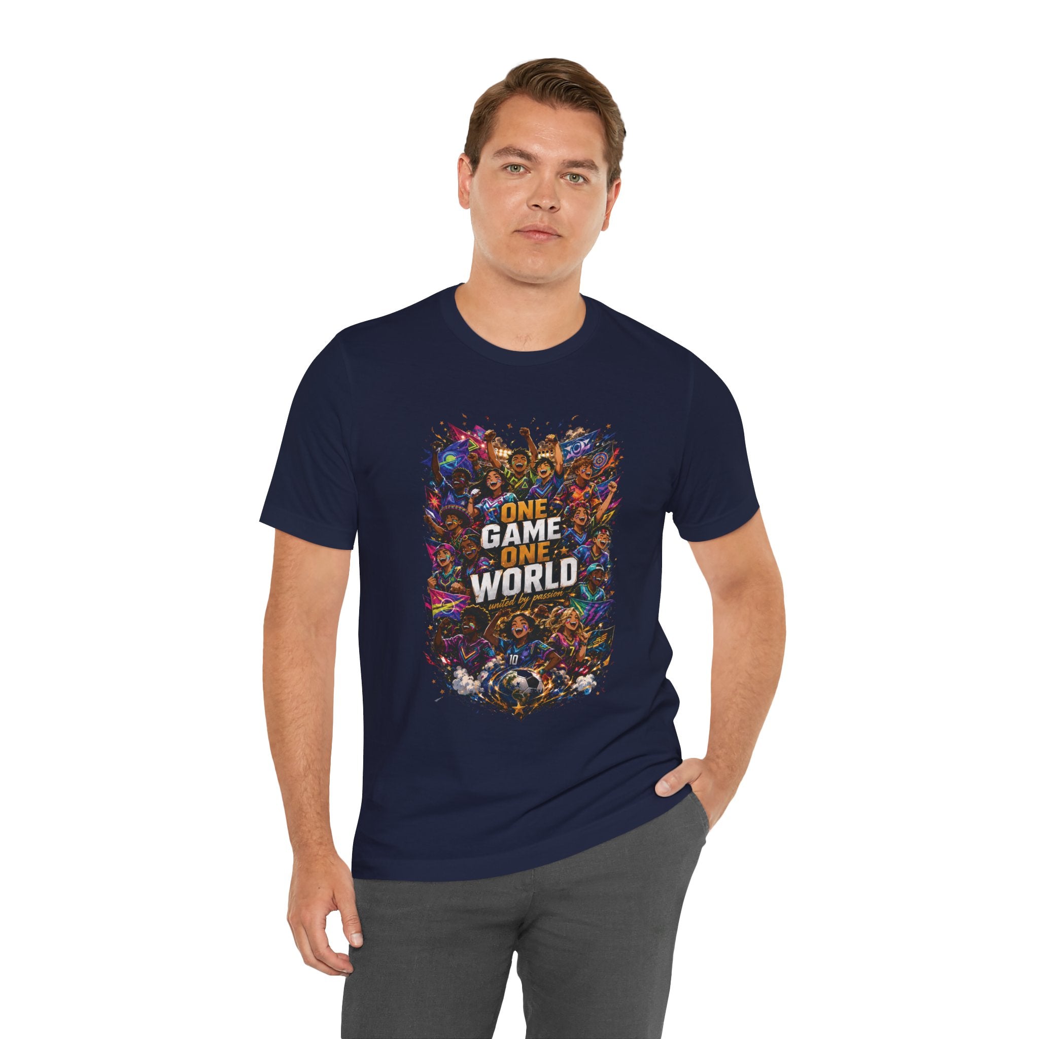 T-Shirt — 'One Game One World' Gamer Graphic Tee