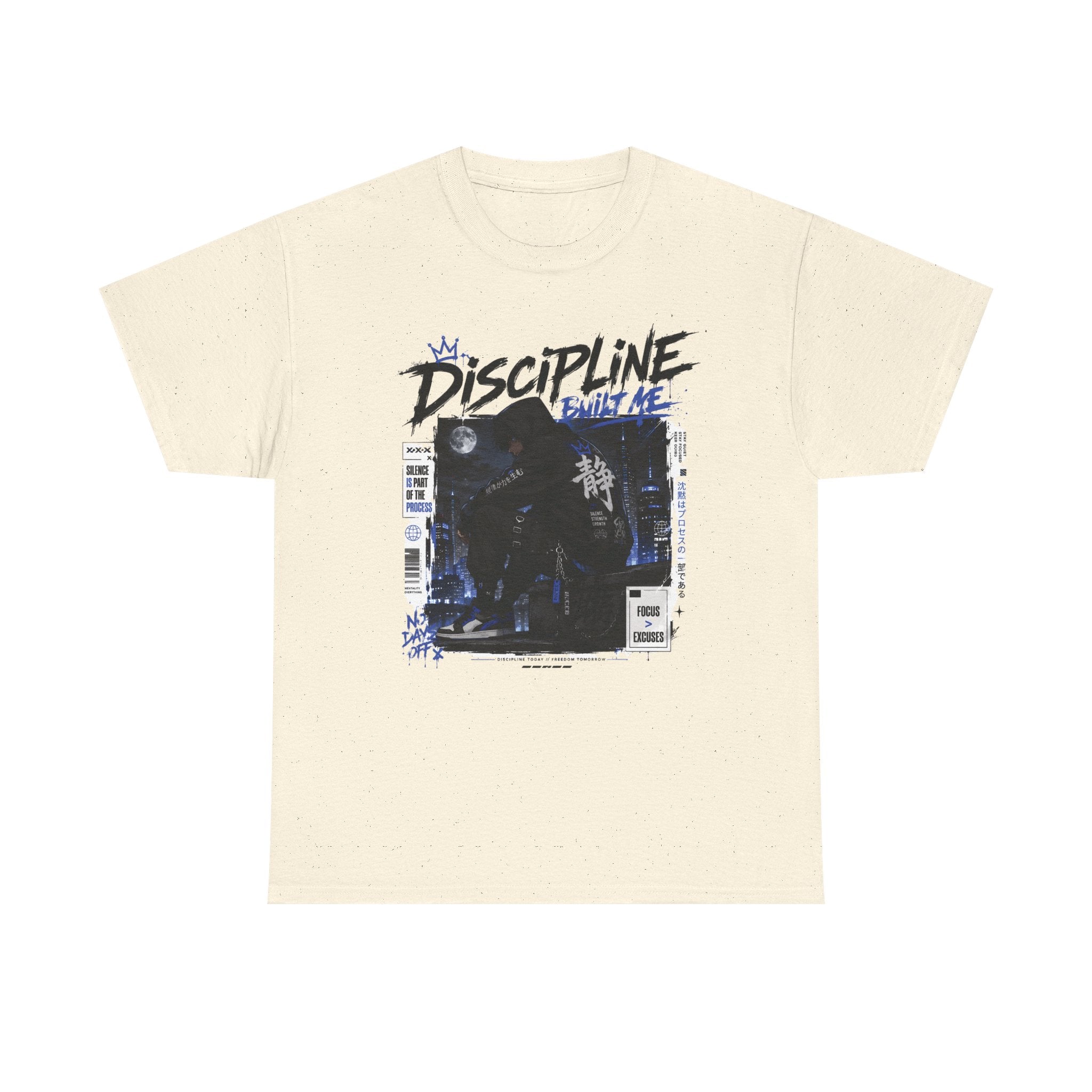 Discipline Built Me Anime Streetwear T Shirt
