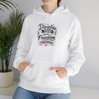 Hoodie — "Discipline Today Leads to Freedom Tomorrow" Motivational Pullover