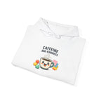Caffeine and Kindness Hoodie - Cozy Coffee-Themed Sweatshirt