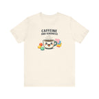 Caffeine and Kindness T-Shirt - Casual Coffee Graphic Tee