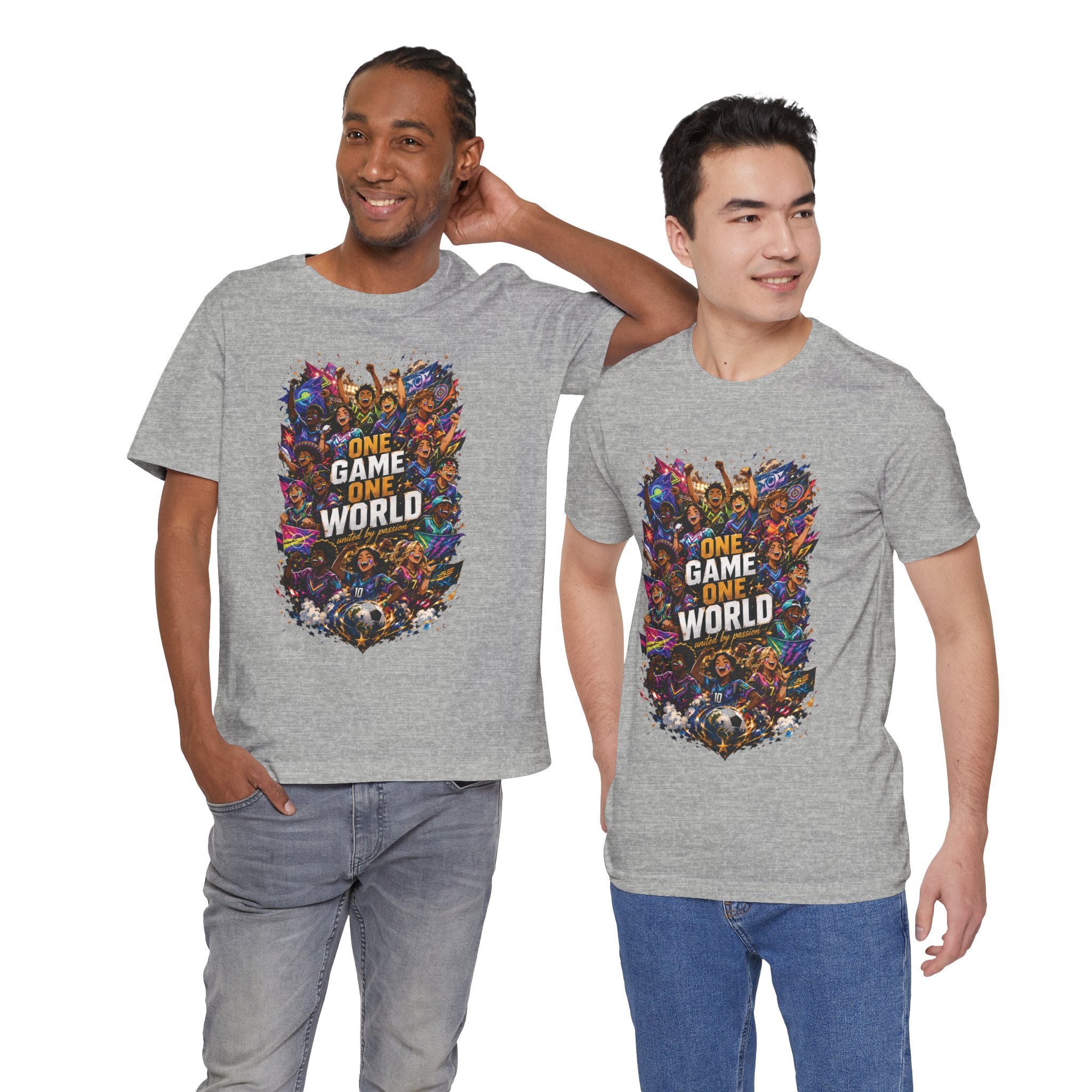 T-Shirt — 'One Game One World' Gamer Graphic Tee