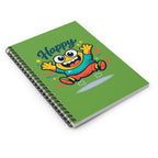 Happy Cartoon Monster Spiral Notebook – Ruled Journal