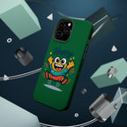 Happy Monster Magnetic Protective Phone Case Green