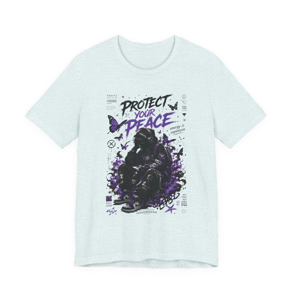 Protect Your Peace T-Shirt — Gothic Butterfly Graphic Tee