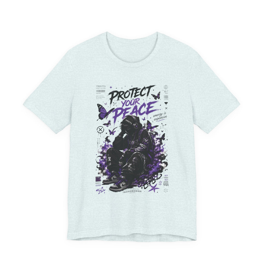Protect Your Peace T-Shirt — Gothic Butterfly Graphic Tee