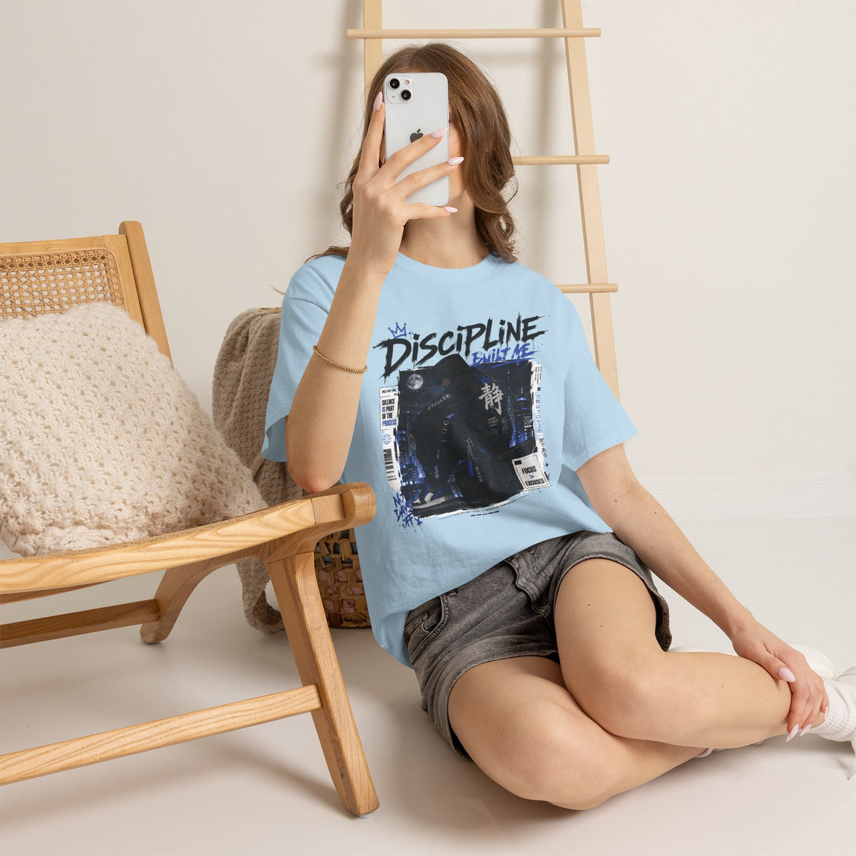 Discipline Built Me Anime Streetwear T Shirt