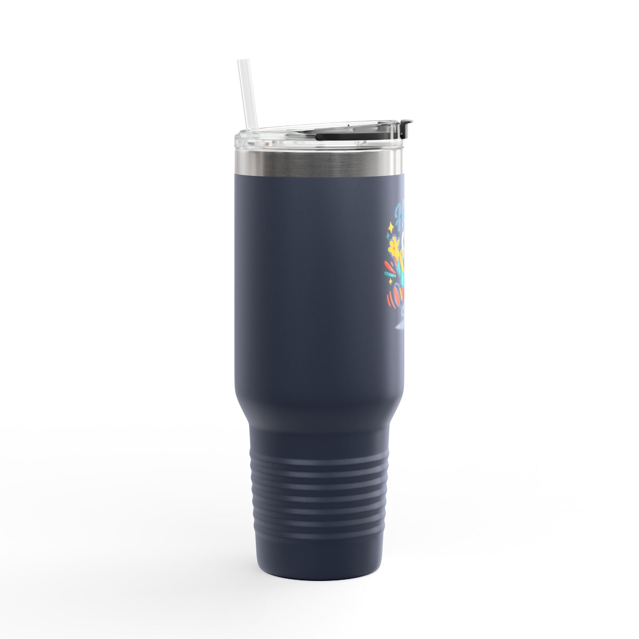 Happy Monster 40oz Insulated Travel Mug