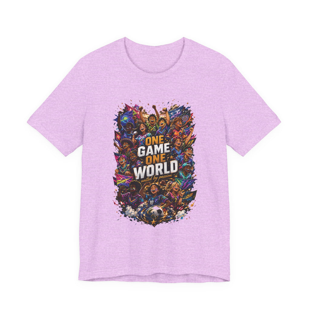 T-Shirt — 'One Game One World' Gamer Graphic Tee