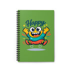 Happy Cartoon Monster Spiral Notebook – Ruled Journal