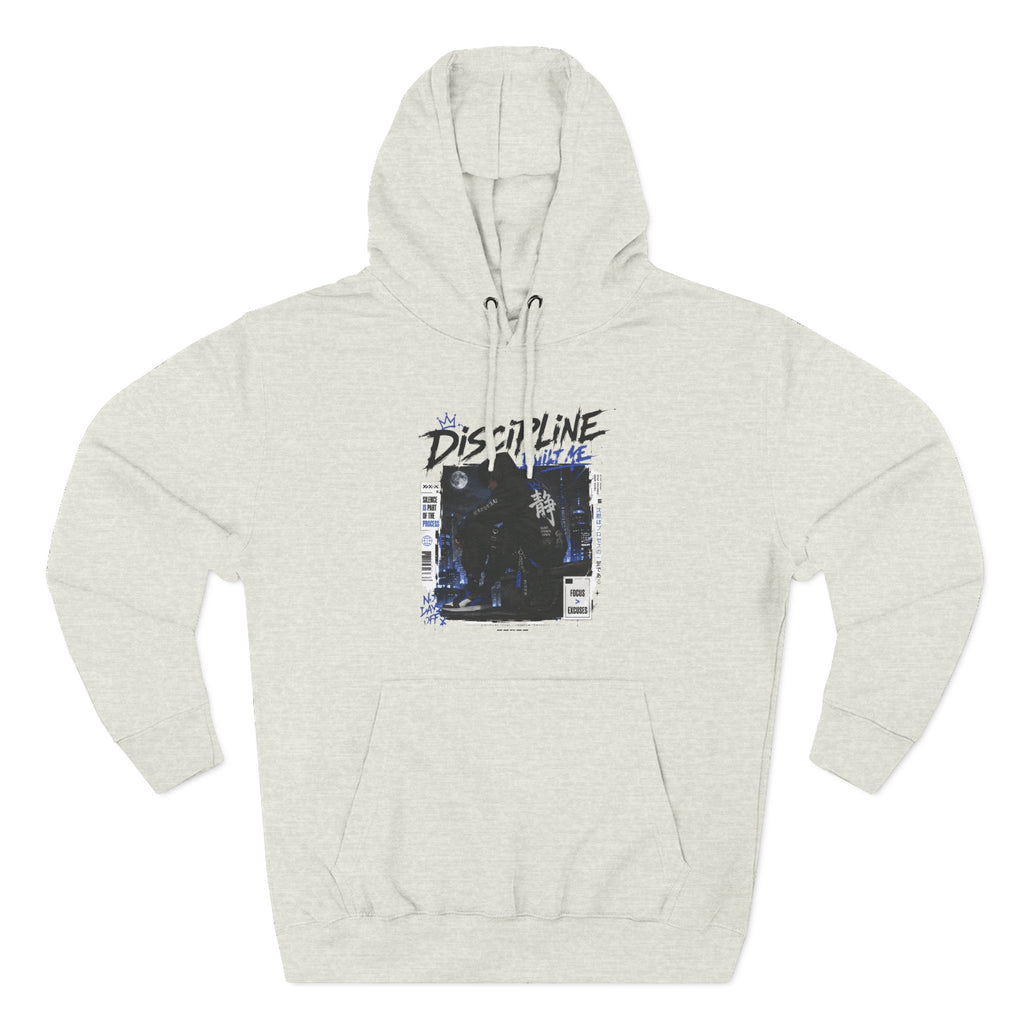 Discipline Built Me Graphic Hoodie Vintage Streetwear