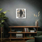 Motivational Street Art Canvas — "Become Who You Needed" Stretched Matte Print