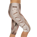 Evolve Rose Gold Swirl Capri Leggings