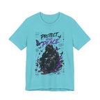 Protect Your Peace Gothic Butterfly Graphic T Shirt