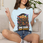 One Game One World Soccer T Shirt International Football Graphic Tee