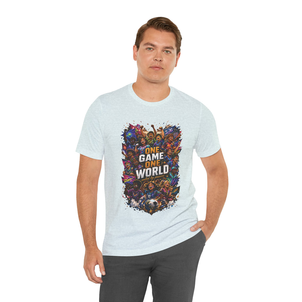 One Game One World Gamer Graphic T Shirt