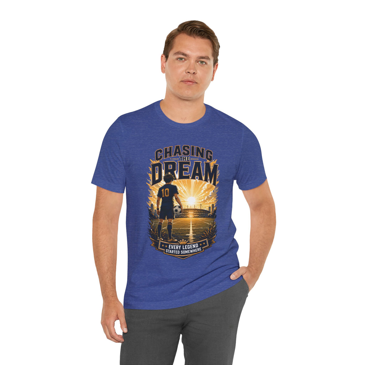 Chasing the Dream Soccer Graphic T Shirt