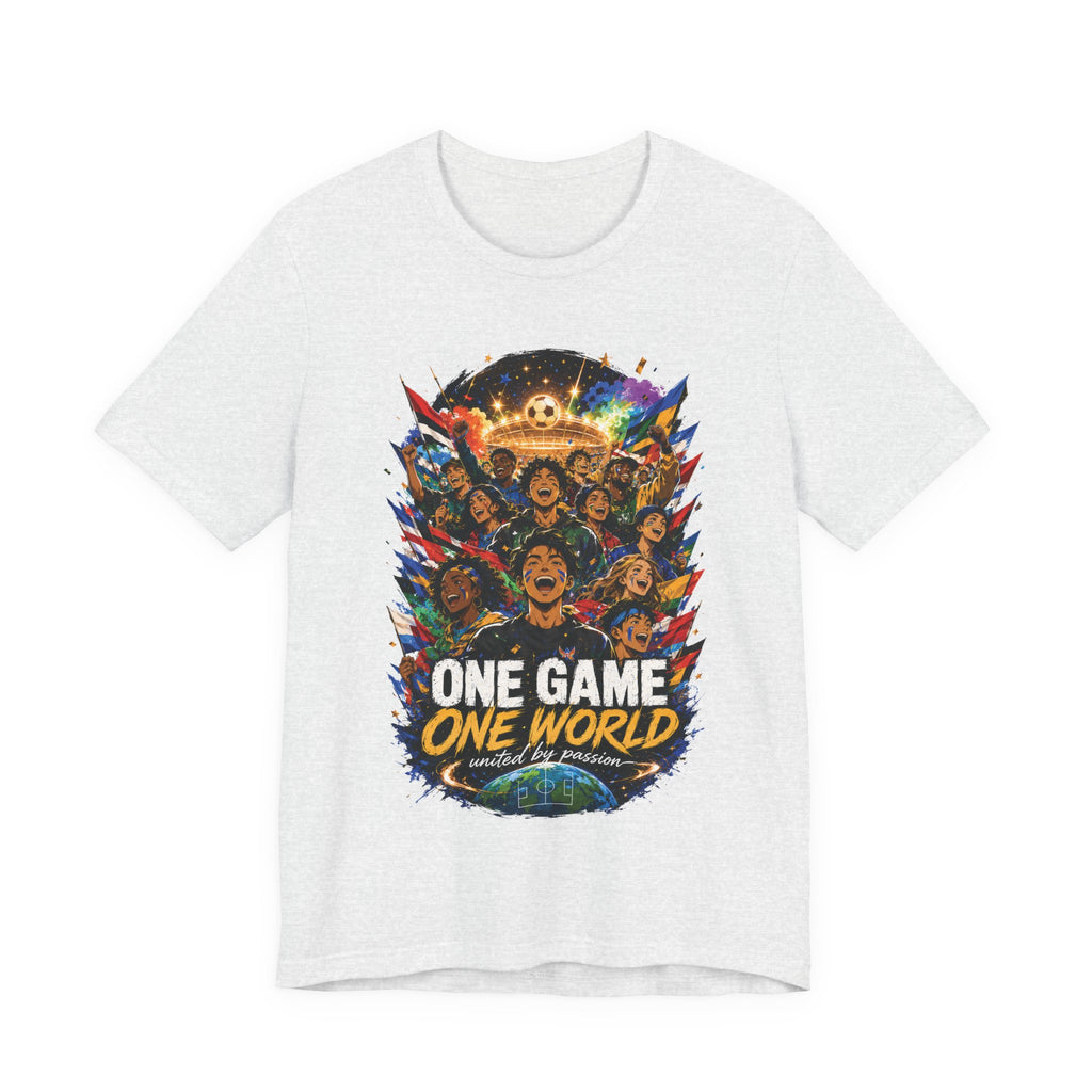 One Game One World Soccer Graphic T Shirt