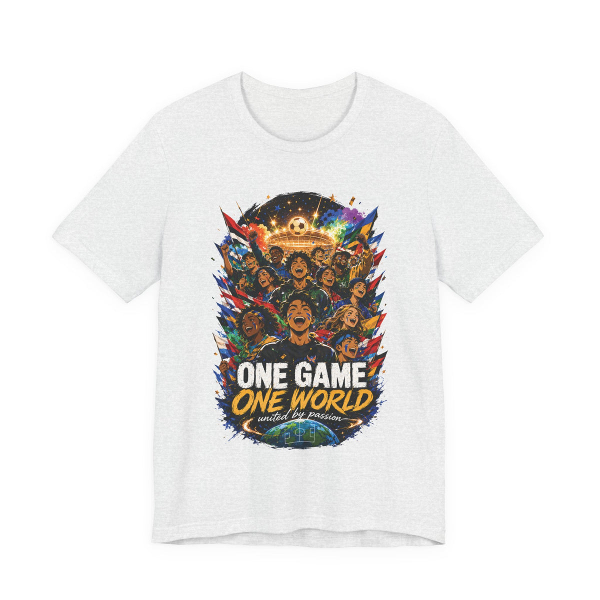 One Game One World Soccer Graphic T Shirt