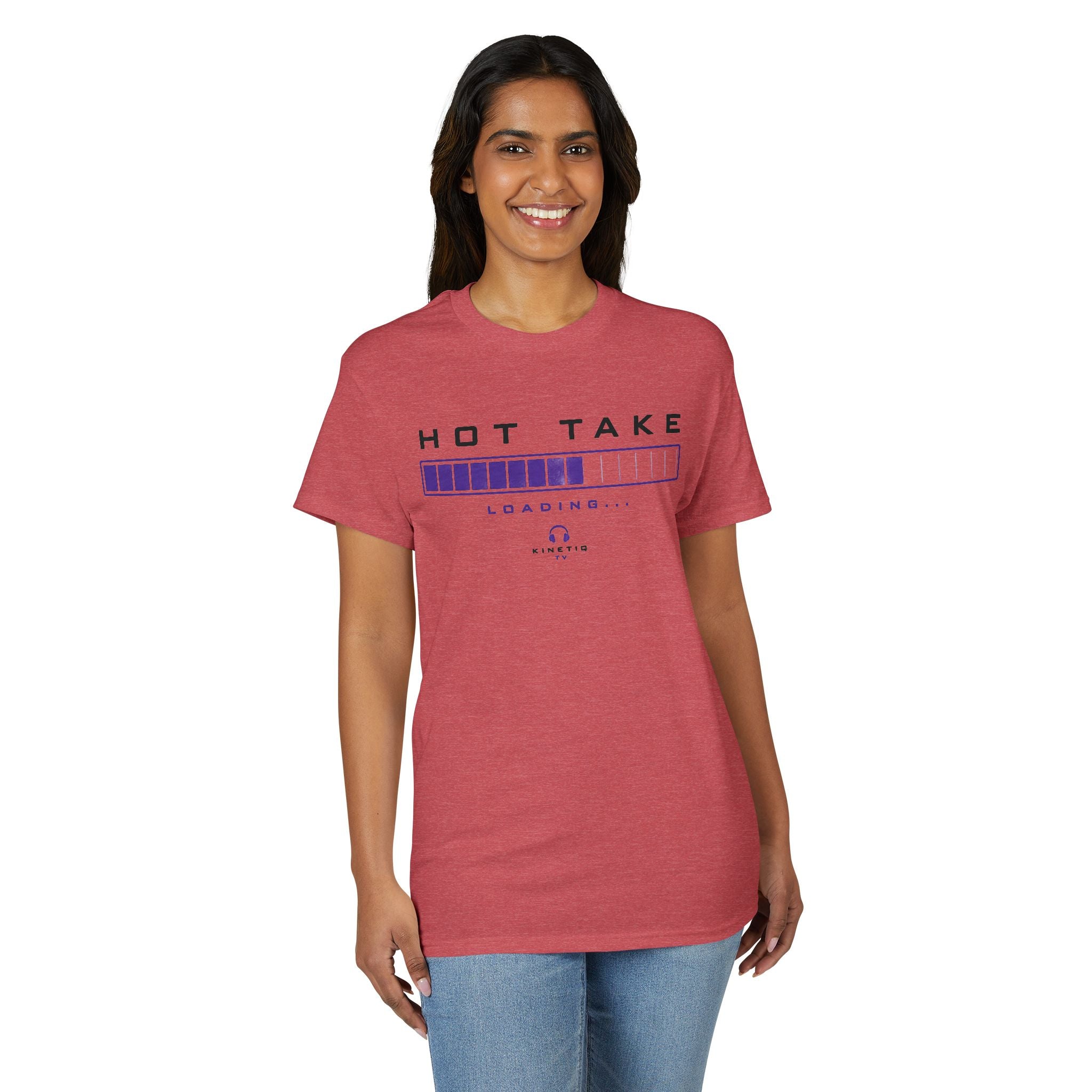 Hot Take Loading T-Shirt — Funny Progress Bar Graphic Tee