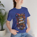T-Shirt — 'One Game One World' Gamer Graphic Tee