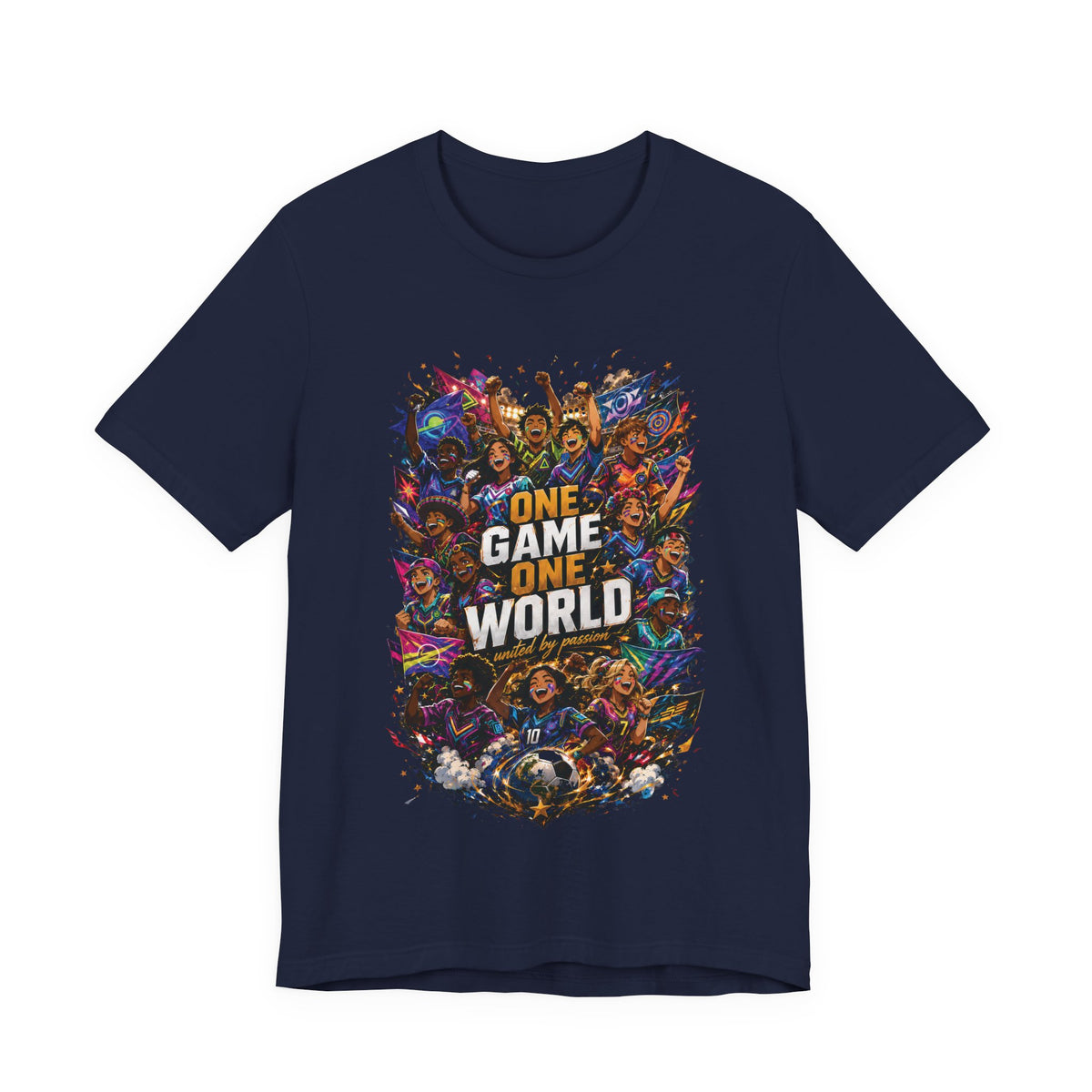 One Game One World Gamer Graphic T Shirt