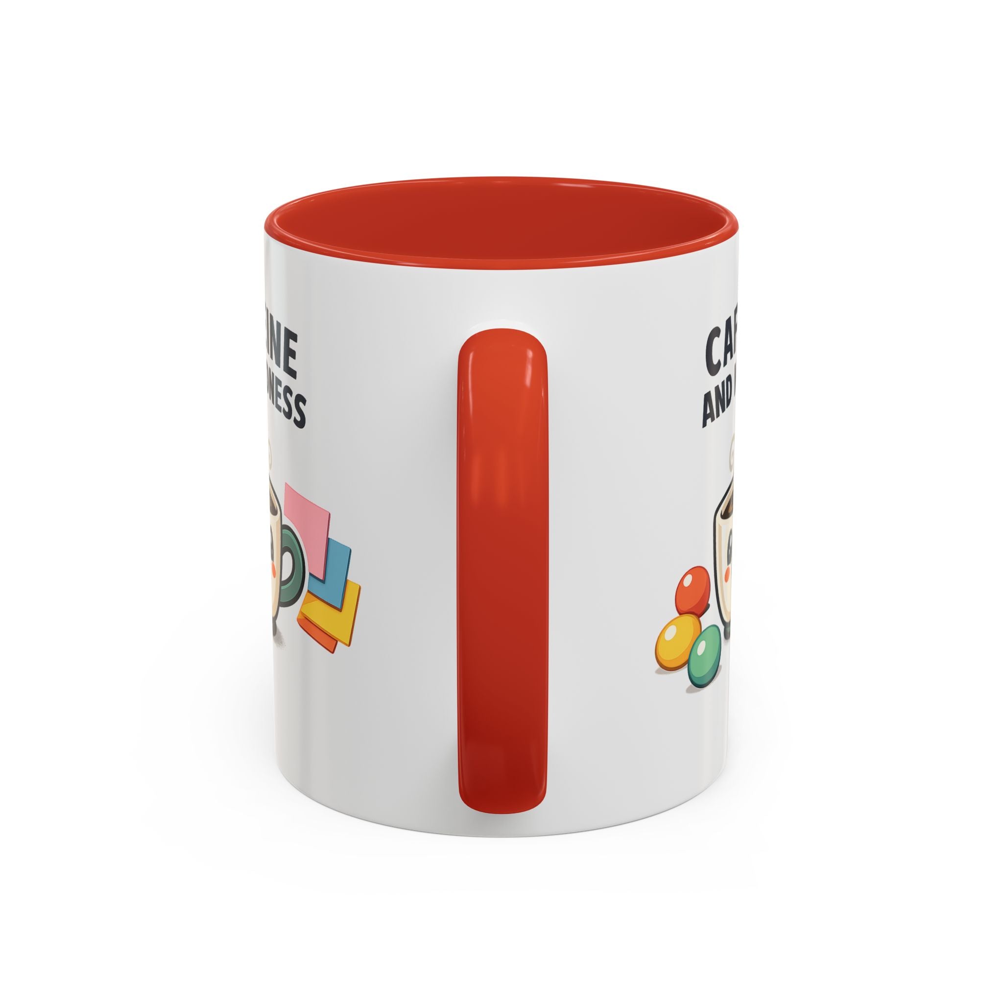 Caffeine and Kindness Coffee Mug – Ceramic Accent Mug (11oz / 15oz)